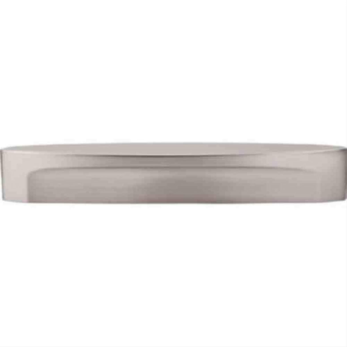 Top Knobs TK75BSN TK75 Oval Long Slot Cabinet Pull 5" Center to Center Brushed Satin Nickel