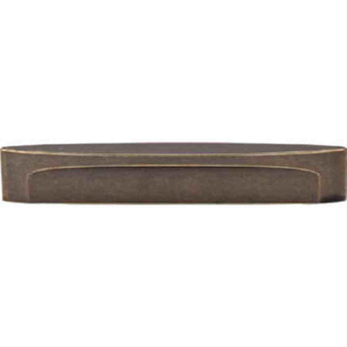 Top Knobs TK75GBZ TK75 Oval Long Slot Cabinet Pull 5" Center to Center German Bronze