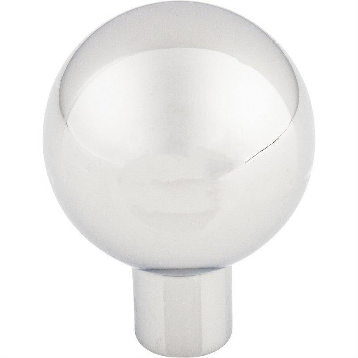 Top Knobs TK762PC TK762 Brookline 1 1/8" Diameter Mushroom Cabinet Knob Polished Chrome