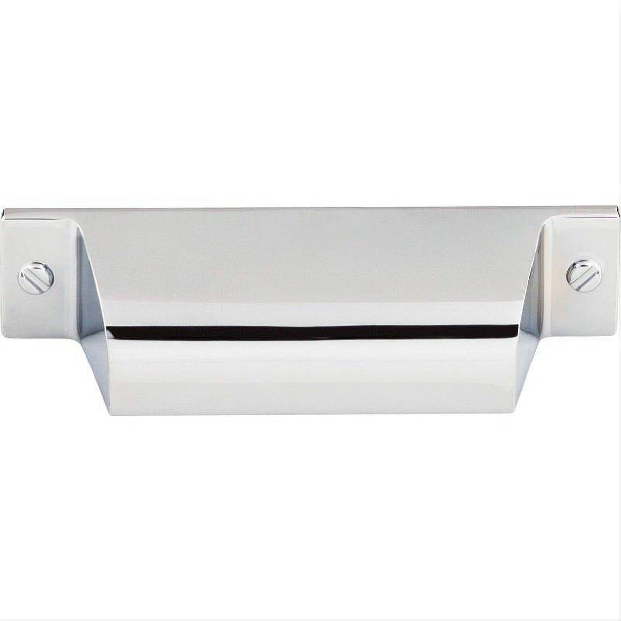 Top Knobs TK772PC TK772 Channing 2 3/4" Center to Center Cup Pull Polished Chrome