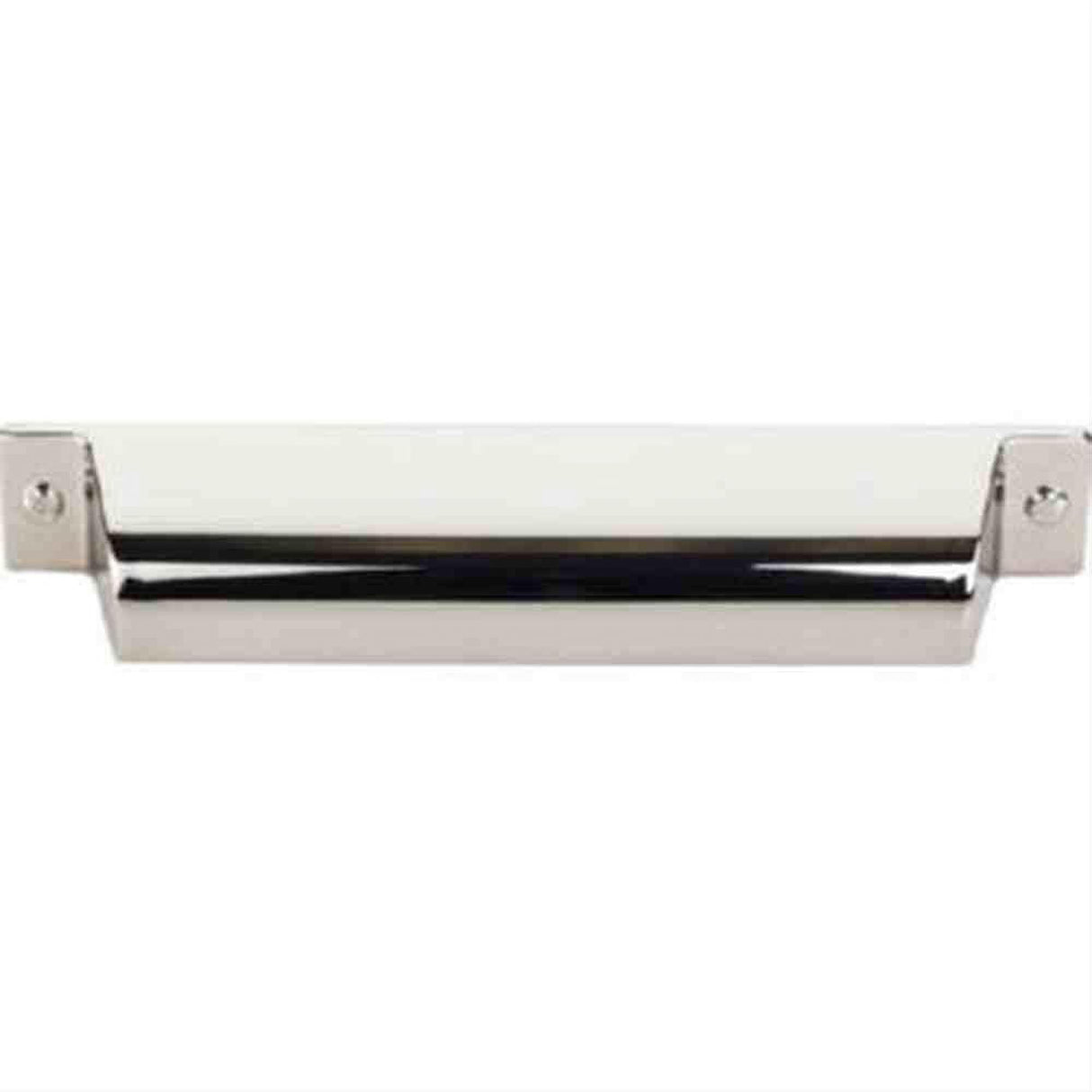 Top Knobs TK774PN TK774 Channing Cup Pull 5" Center to Center Polished Nickel