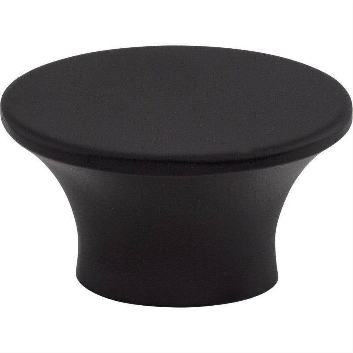 Top Knobs TK781BLK TK781 Edgewater 1 1/2" Length Oval Cabinet Knob Flat Black
