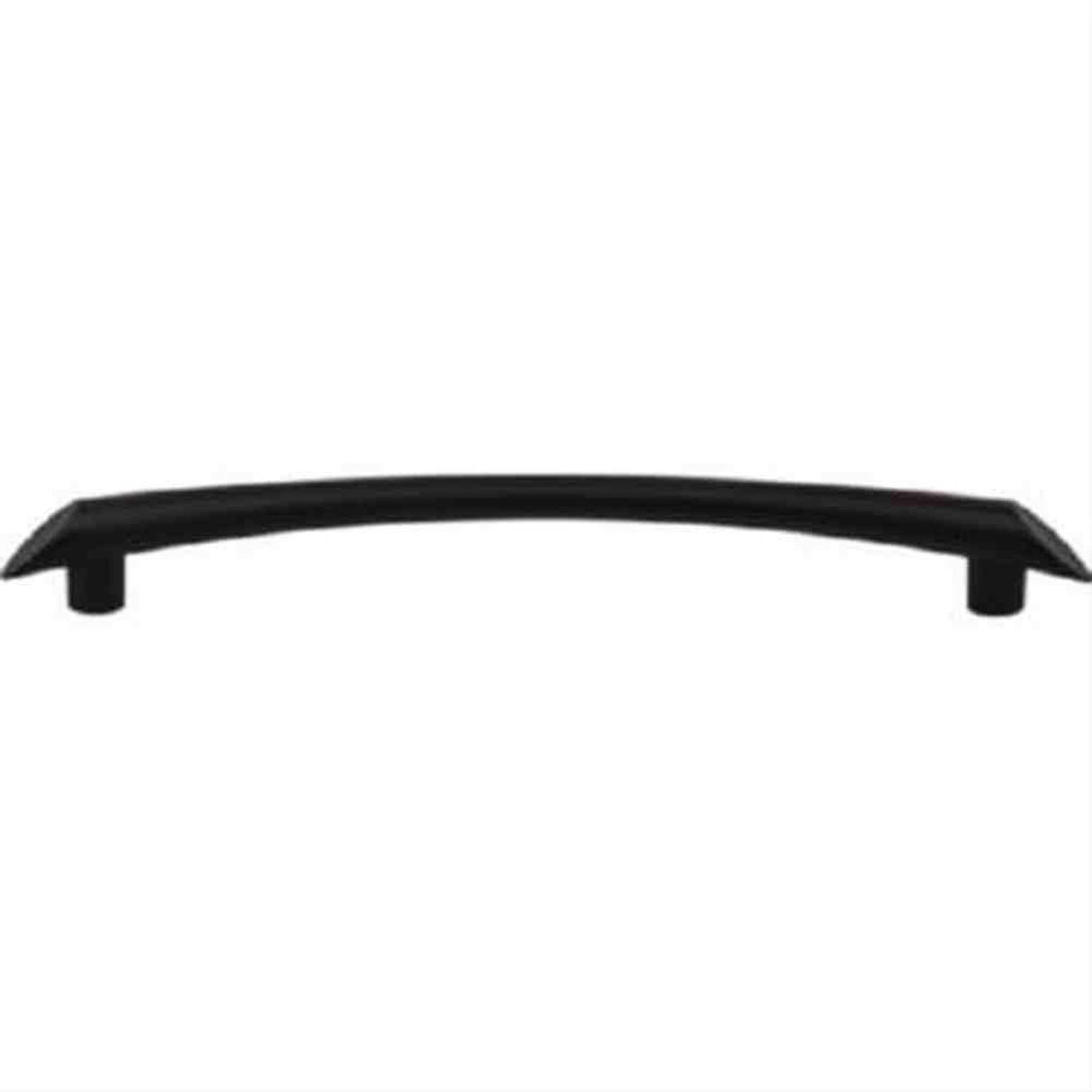 Top Knobs TK785BLK TK785 Edgewater Cabinet Pull 7-9/16" Center to Center Flat Black