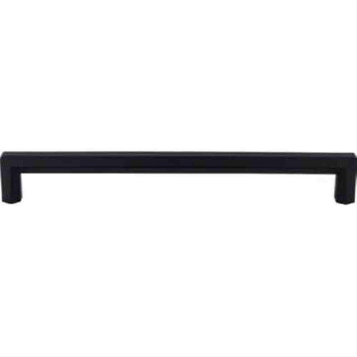 Top Knobs TK798BLK TK798 Lydia Cabinet Pull / Appliance Pull 12" Center to Center Flat Black