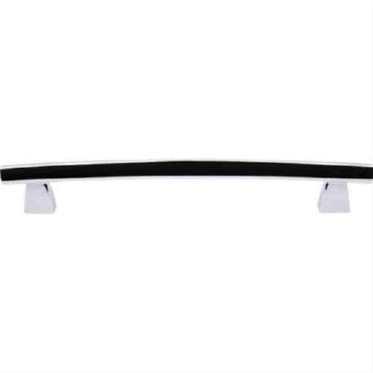 Top Knobs TK7PC Arched Cabinet Pull / Appliance Pull 12" Center to Center Polished Chrome