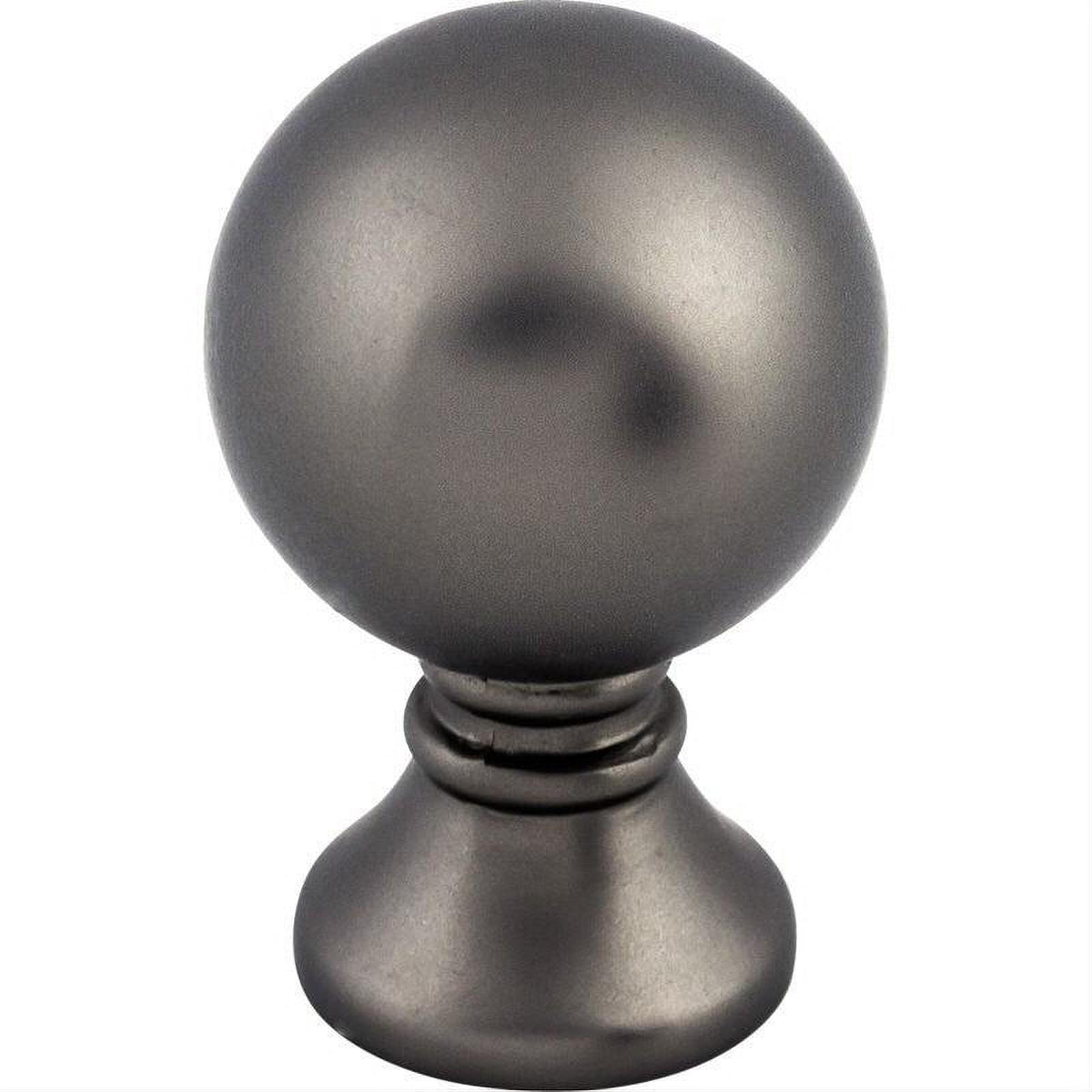 Top Knobs TK801AG TK801 Kara 1" Diameter Mushroom Cabinet Knob Ash Gray