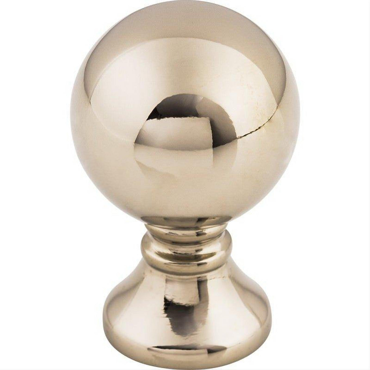 Top Knobs TK801PN TK801 Kara 1" Diameter Mushroom Cabinet Knob Polished Nickel