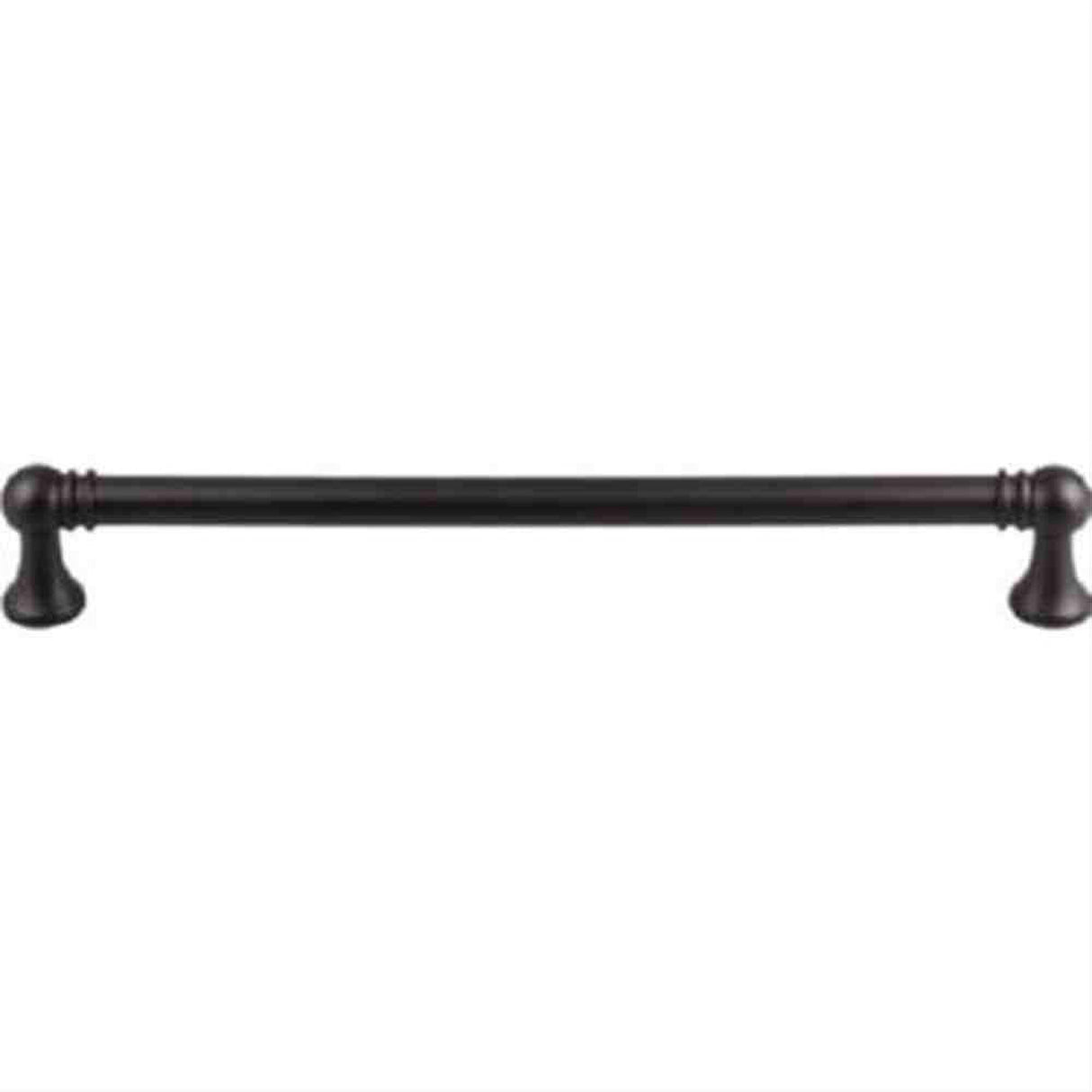 Top Knobs TK808BLK TK808 Kara Cabinet Pull / Appliance Pull 12" Center to Center Flat Black