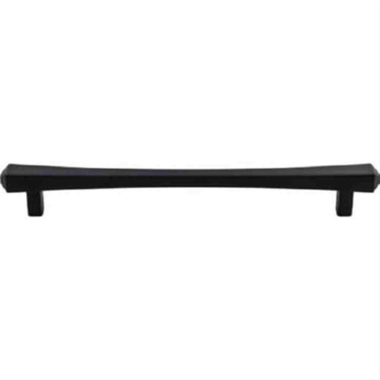 Top Knobs TK818BLK TK818 Juliet Cabinet Pull / Appliance Pull 12" Center to Center Flat Black