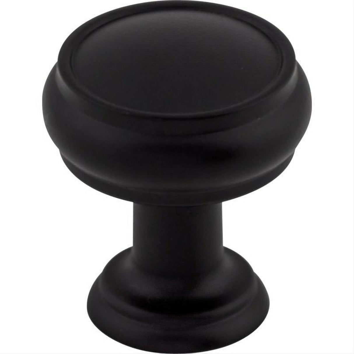 Top Knobs TK830BLK TK830 Eden 1" Diameter Mushroom Cabinet Knob Flat Black