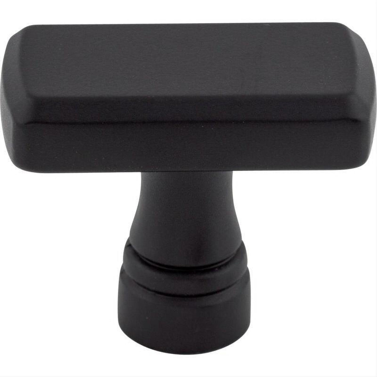Top Knobs TK850BLK TK850 Kingsbridge 1 3/8" Length Cabinet Knob Flat Black