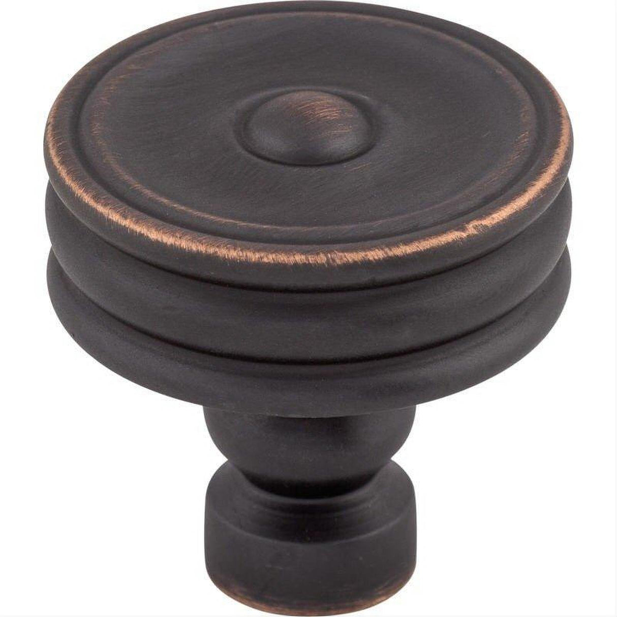 Top Knobs TK881UM TK881 Brixton Ridged 1 1/4" Diameter Mushroom Cabinet Knob Umbrio