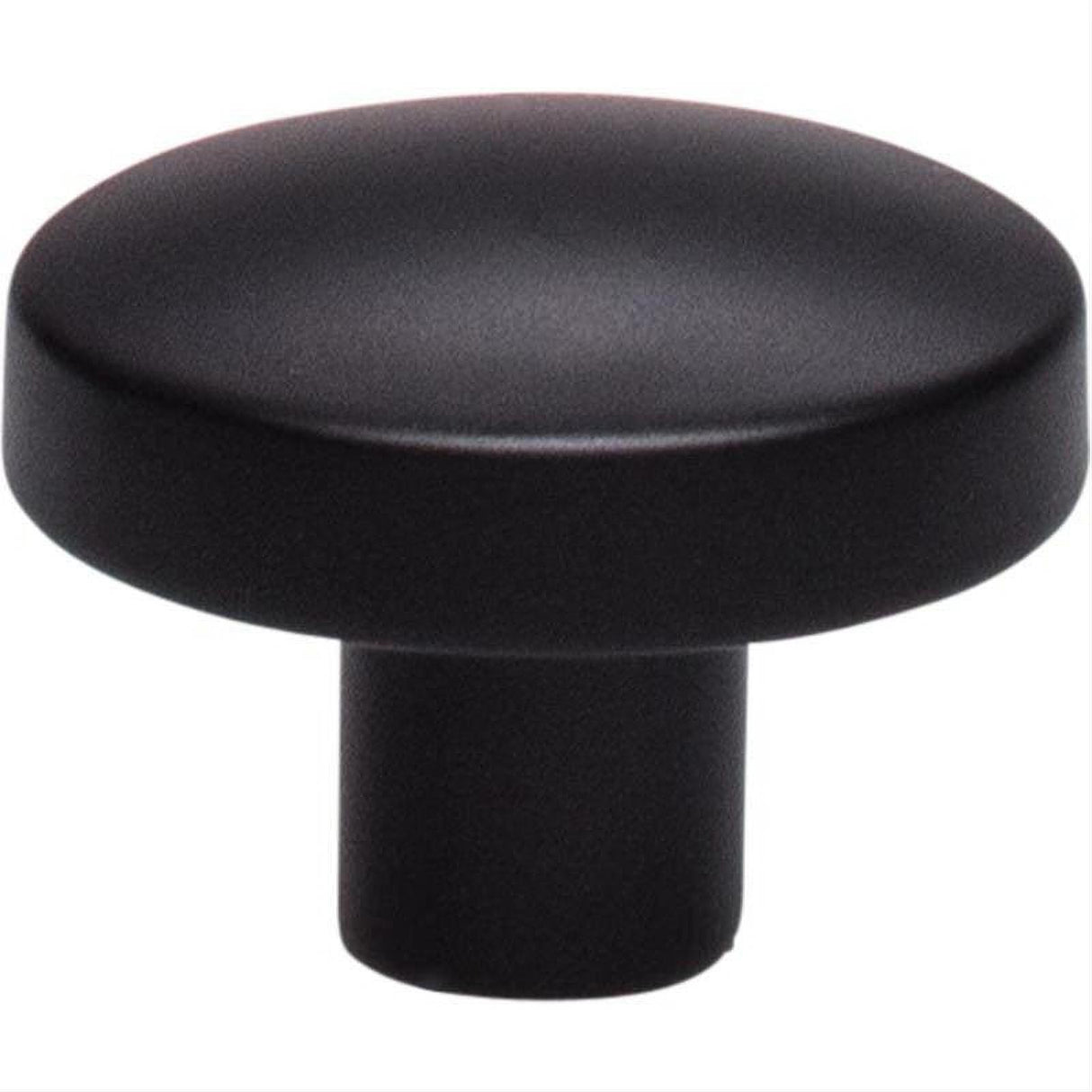 Top Knobs TK910BLK TK910 Hillmont 1 3/8" Length Oval Cabinet Knob Flat Black