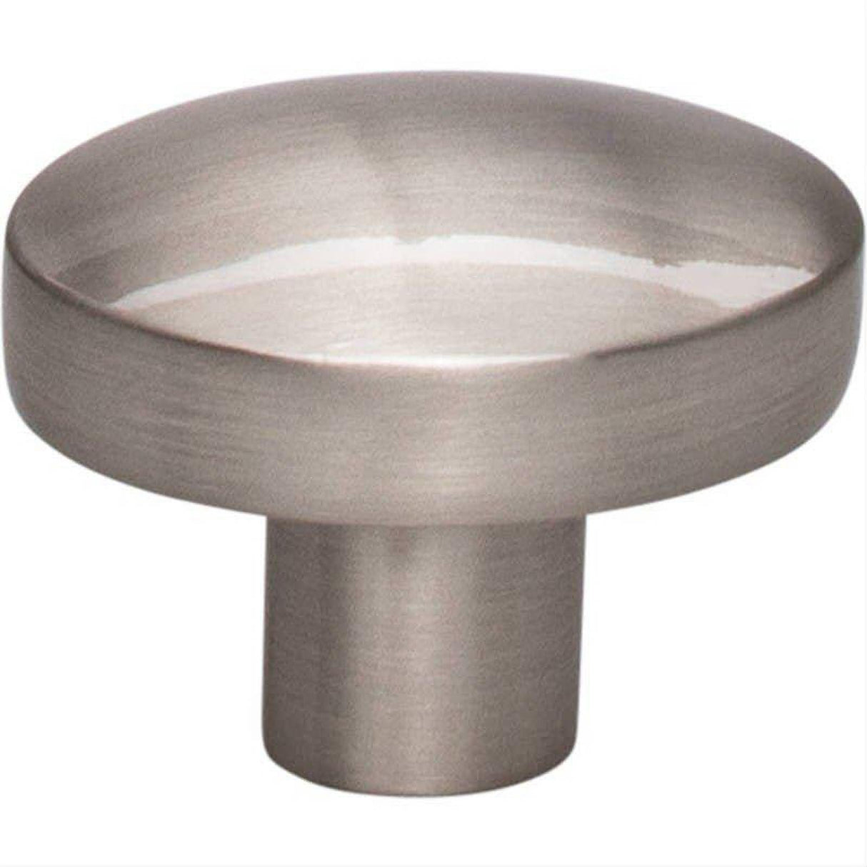 Top Knobs TK910BSN TK910 Hillmont 1 3/8" Length Oval Cabinet Knob Brushed Satin Nickel