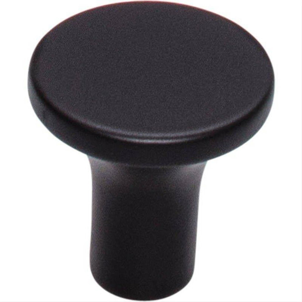 Top Knobs TK911BLK TK911 Marion 1" Diameter Mushroom Cabinet Knob Flat Black