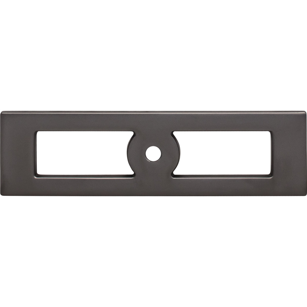 Top Knobs TK922AG Hollin 4 9/32" Length Rectangle Knob Ash Gray