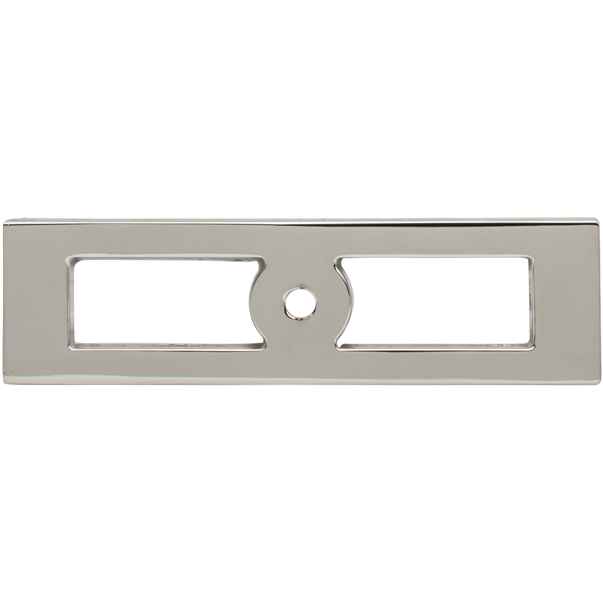 Top Knobs TK922PN Hollin 4 9/32" Length Rectangle Knob Polished Nickel