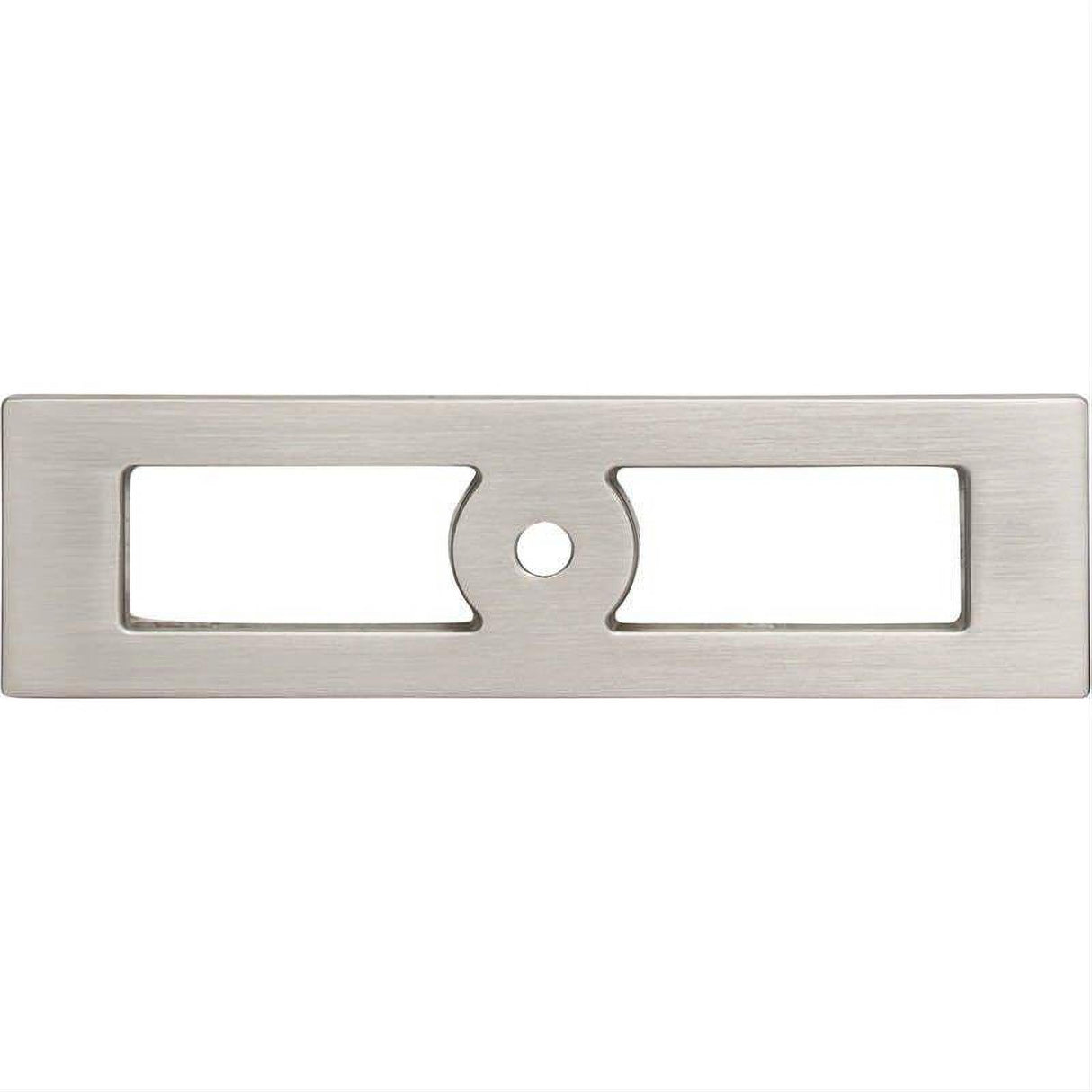 Top Knobs TK922BSN TK922 Hollin 3 3/4" Knob Backplate Brushed Satin Nickel