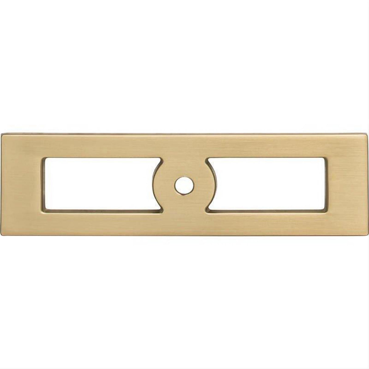 Top Knobs TK922HB TK922 Hollin 3 3/4" Knob Backplate Honey Bronze