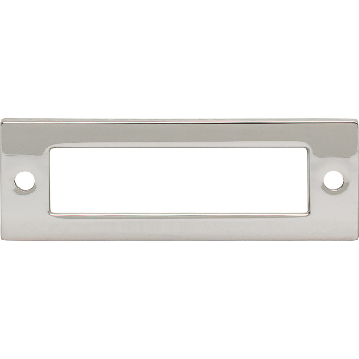 Top Knobs TK923PN Hollin 3" Center to Center Pull Backplate Polished Nickel