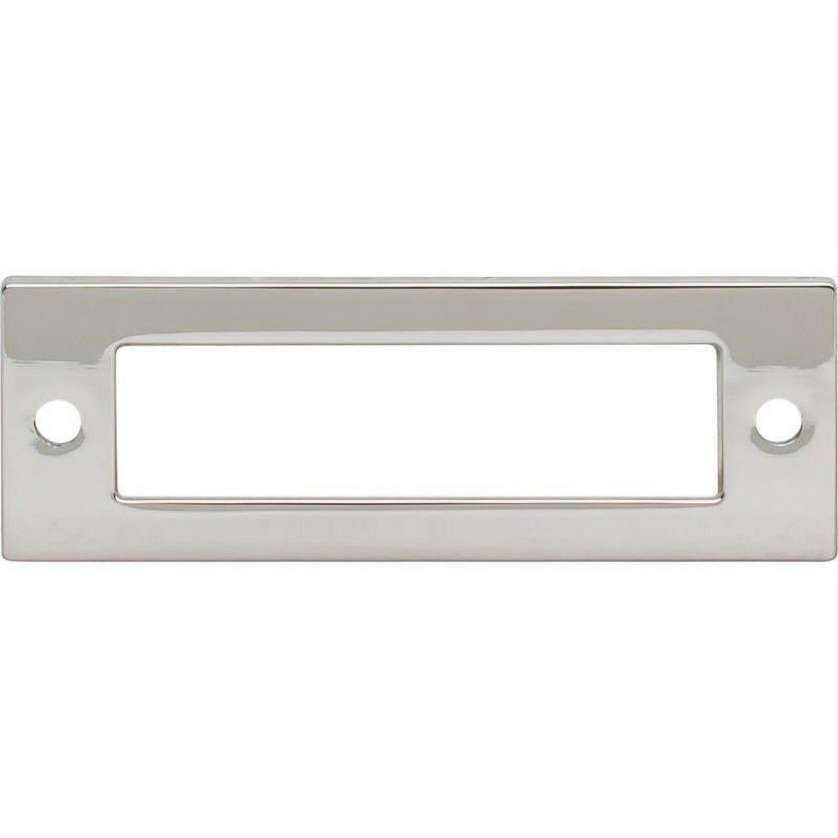 Top Knobs TK923PN TK923 Hollin 3" Center to Center Pull Backplate Polished Nickel