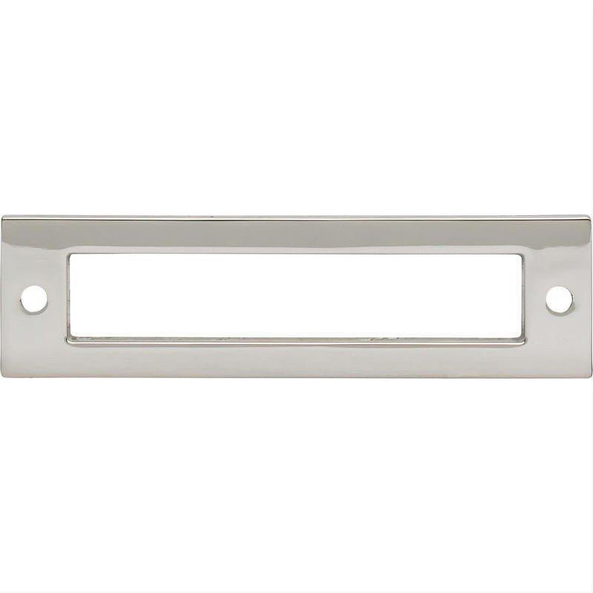 Top Knobs TK924PN TK924 Hollin 3 3/4" Center to Center Pull Backplate Polished Nickel