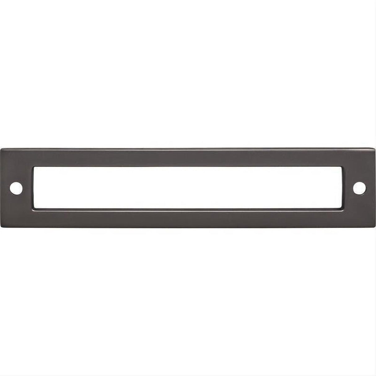 Top Knobs TK925AG TK925 Hollin 5 1/16" Center to Center Pull Backplate Ash Gray