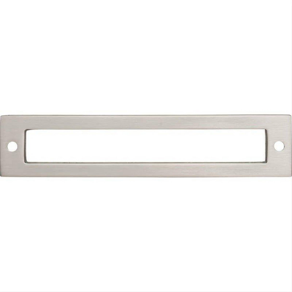 Top Knobs TK925BSN TK925 Hollin 5 1/16" Center to Center Pull Backplate Brushed Satin Nickel