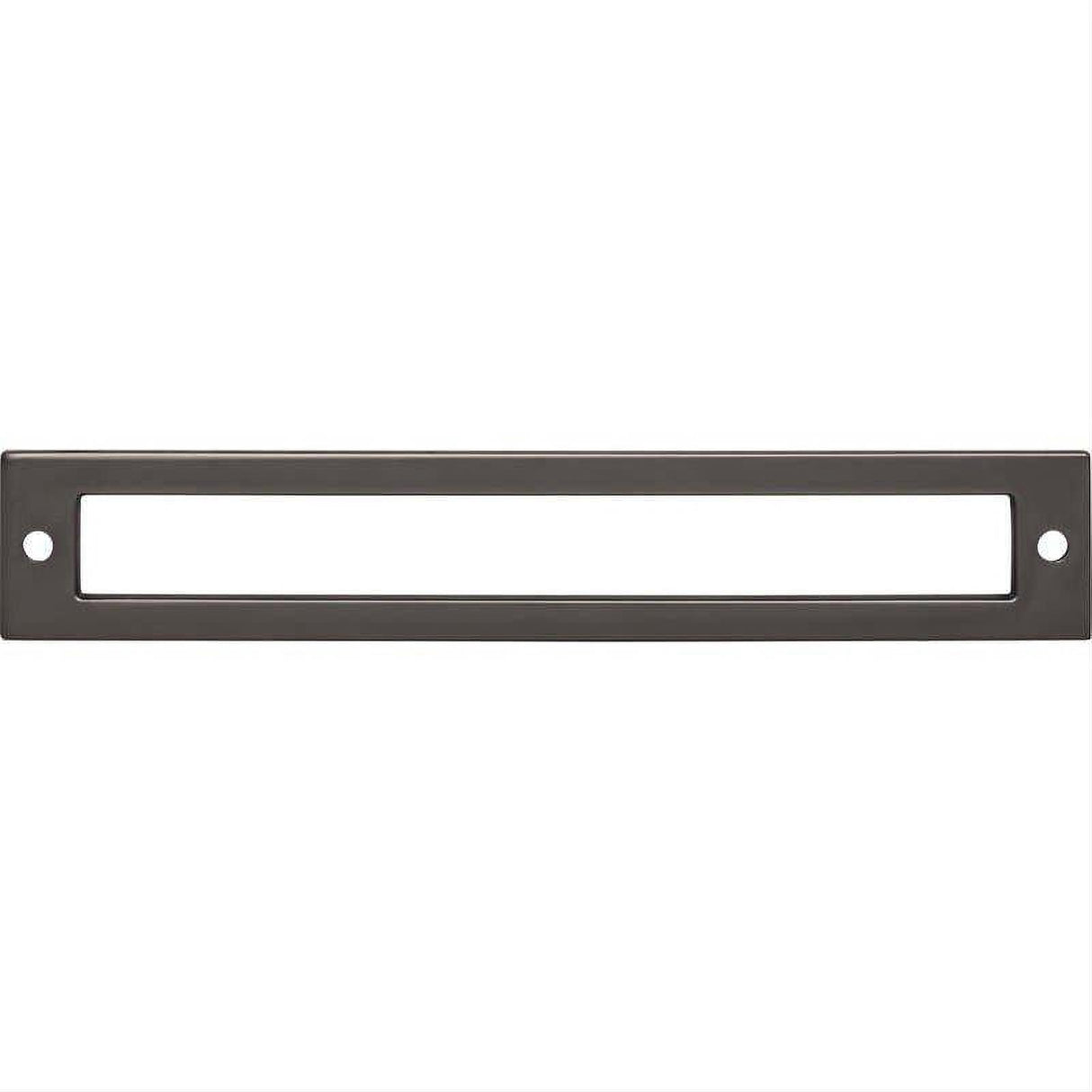 Top Knobs TK926AG TK926 Hollin 6 5/16" Center to Center Pull Backplate Ash Gray