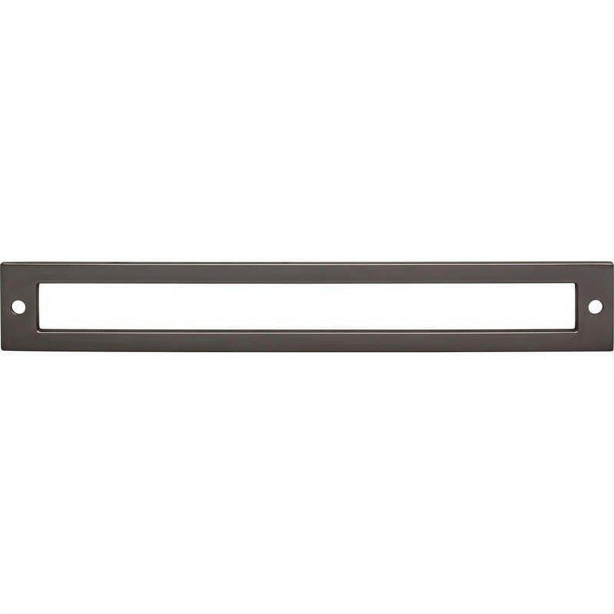 Top Knobs TK927AG TK927 Hollin 7 9/16 " Center to Center Pull Backplate Ash Gray
