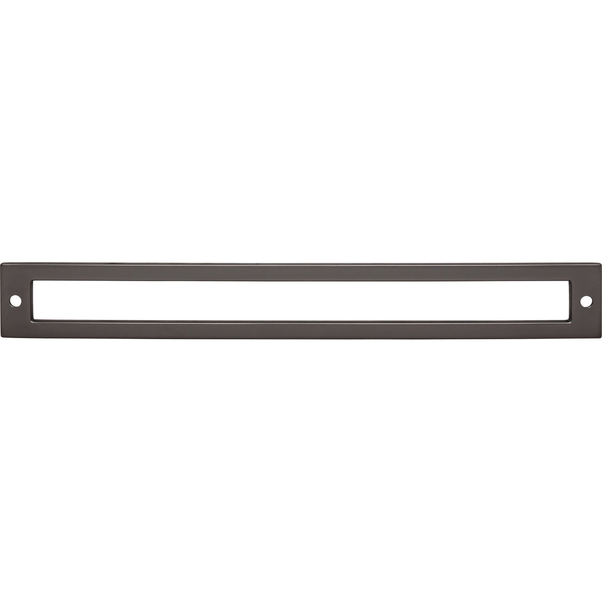 Top Knobs TK928AG Hollin 8 13/16" Center to Center Pull Backplate Ash Gray