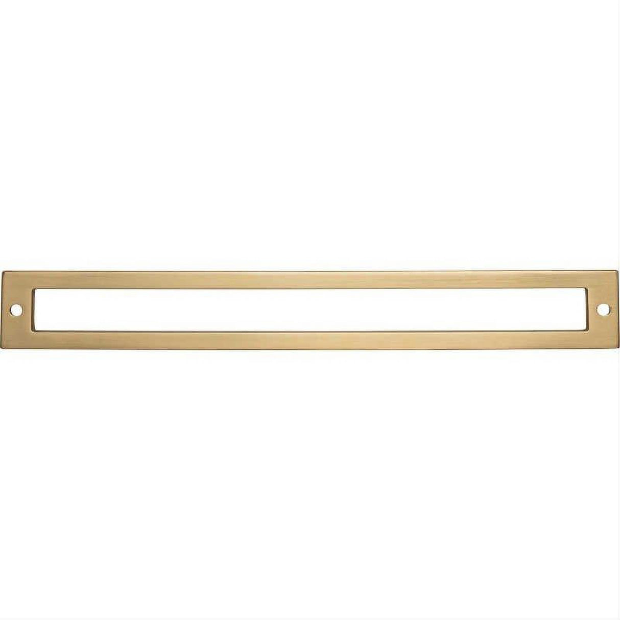 Top Knobs TK928HB TK928 Hollin 8 13/16" Center to Center Pull Backplate Honey Bronze
