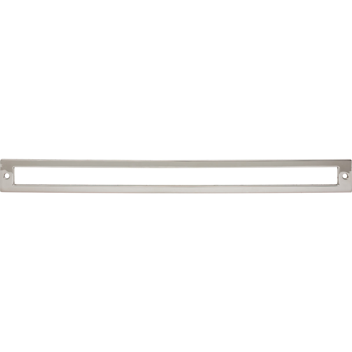 Top Knobs TK929PN Hollin 12" Center to Center Pull Backplate Polished Nickel