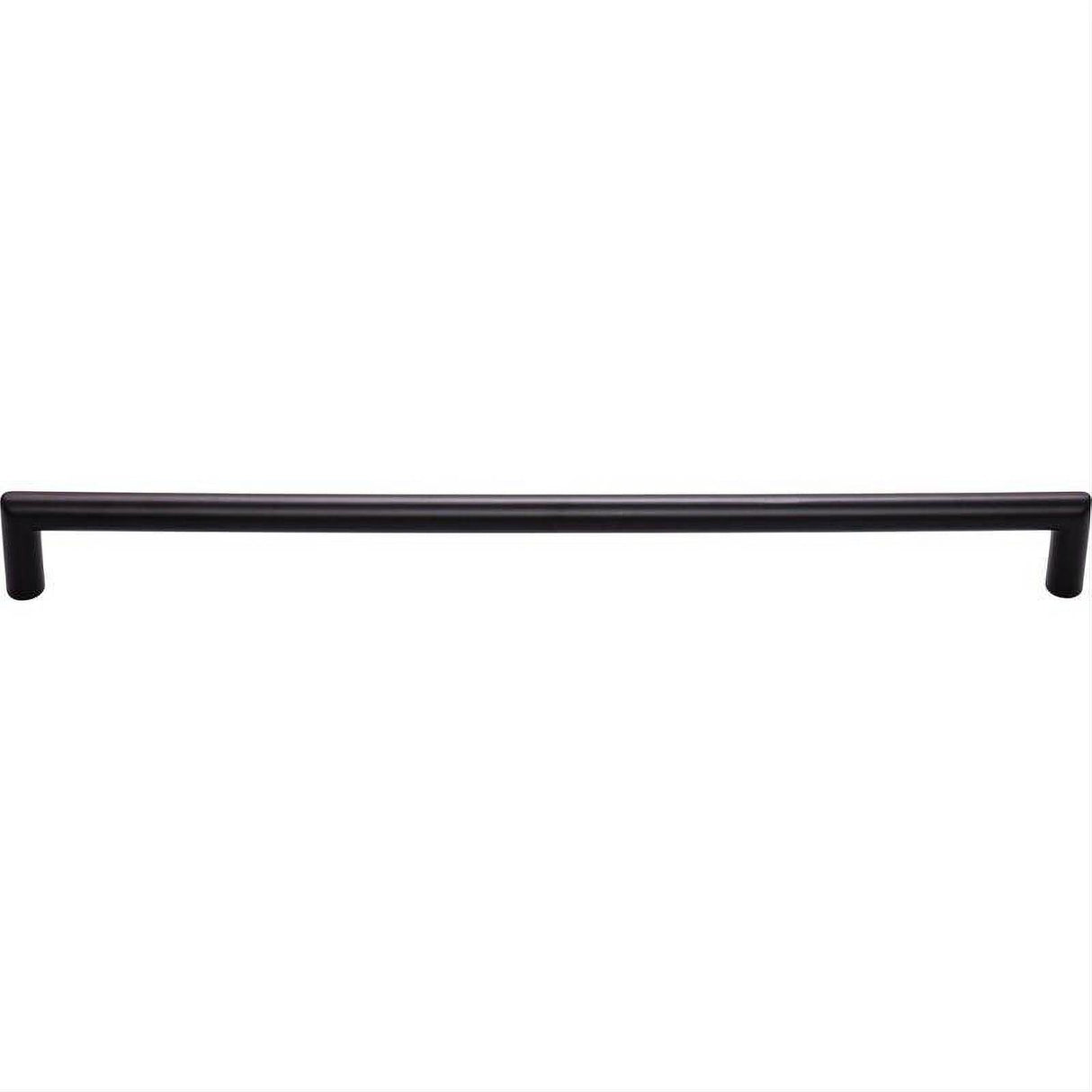 Top Knobs TK946BLK TK946 Kinney 12" Center to Center Bar Pull Flat Black