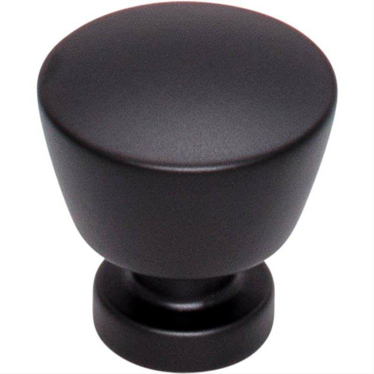 Top Knobs TK960BLK TK960 Allendale 1 1/8" Diameter Mushroom Cabinet Knob Flat Black