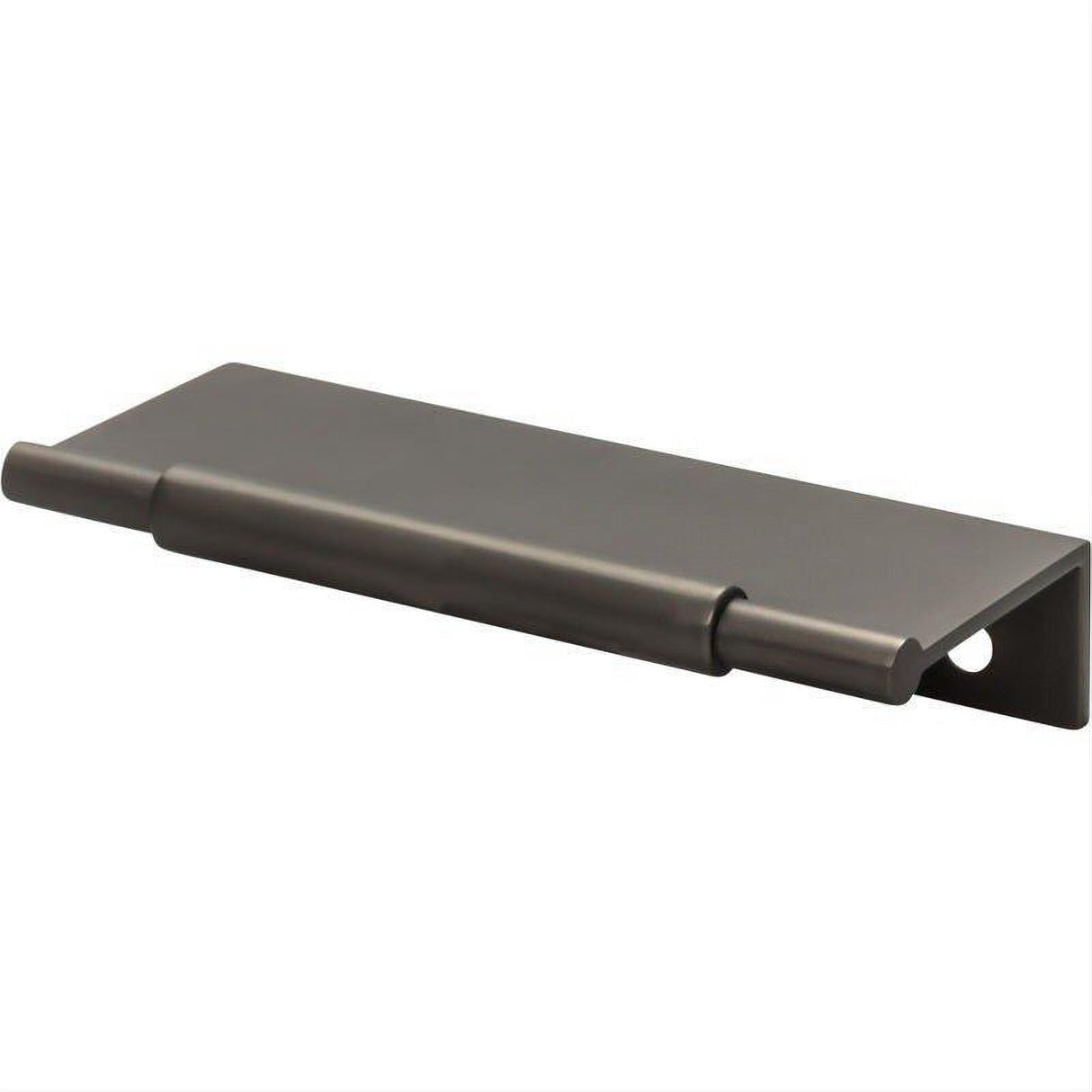 Top Knobs TK971AG TK971 Crestview 3" Center to Center Finger Pull Ash Gray