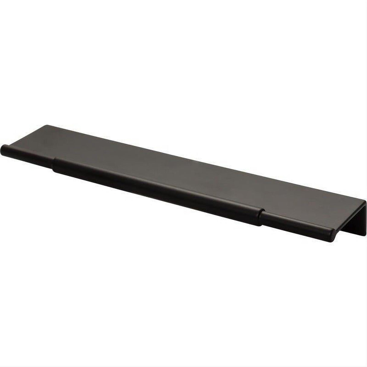 Top Knobs TK973BLK TK973 Crestview 6" Center to Center Finger Pull Flat Black