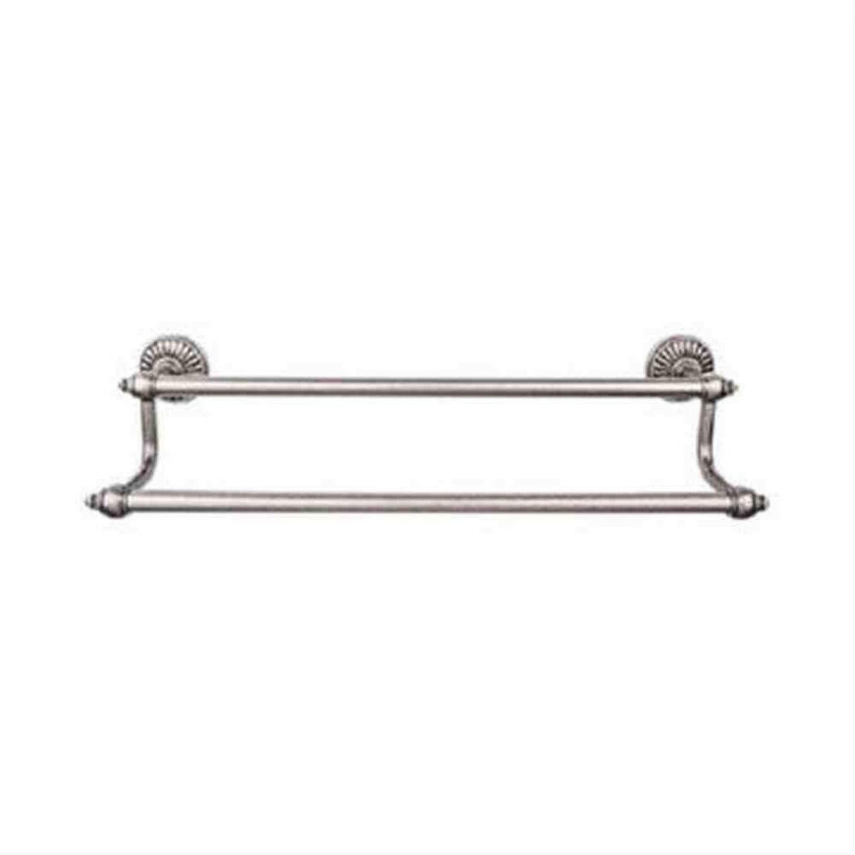 Top Knobs TUSC7PTA TUSC7 Tuscany Bath Towel Bar 18" Double Pewter Antique