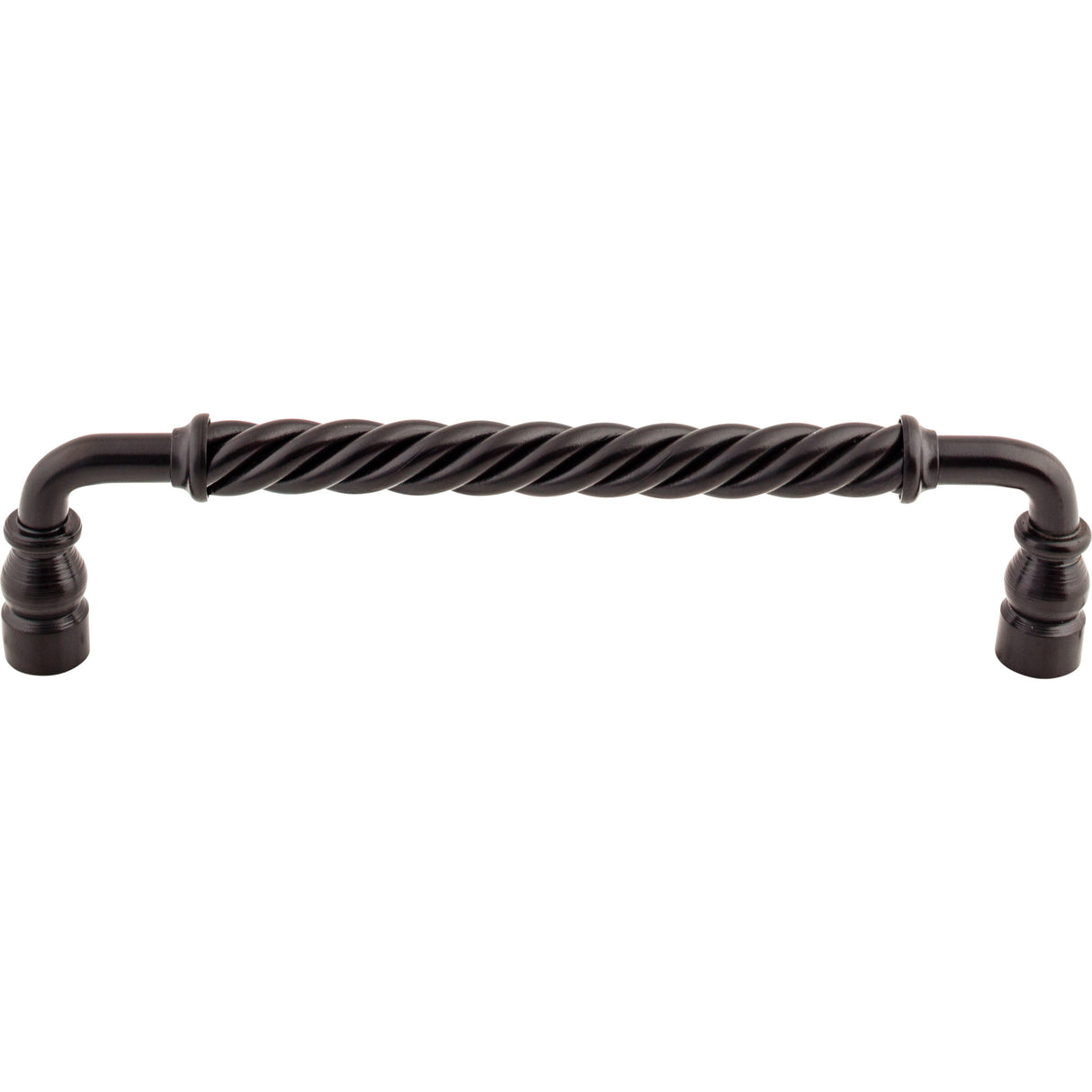 Top Knobs Twisted Bar Cabinet Pull 8" Center to Center