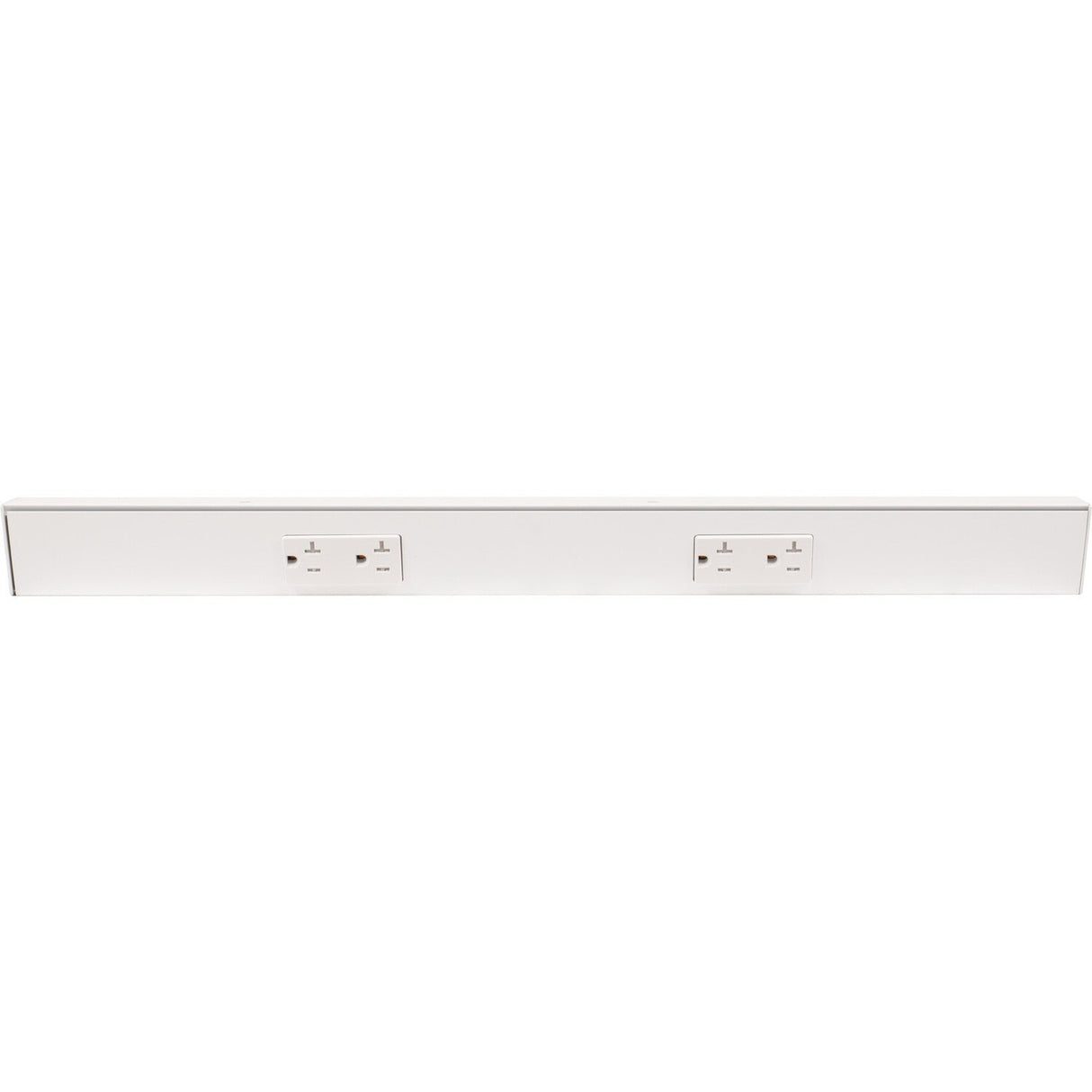 Task Lighting TR24-2WD-P-WT angle power strip