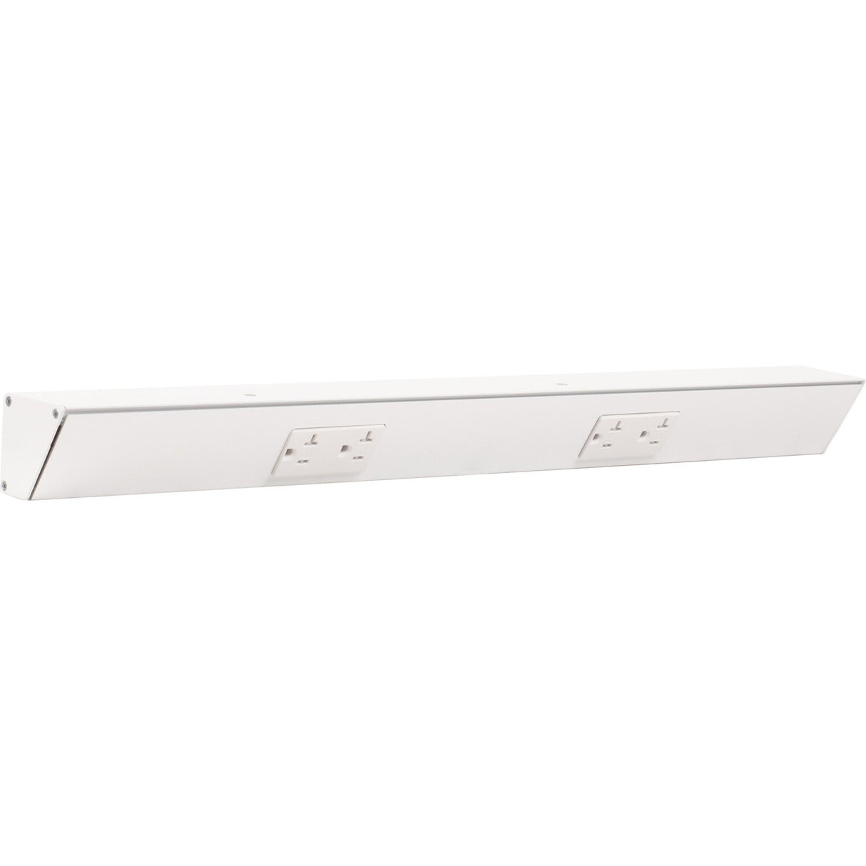 Task Lighting TR24-2WD-P-WT white angle power strip