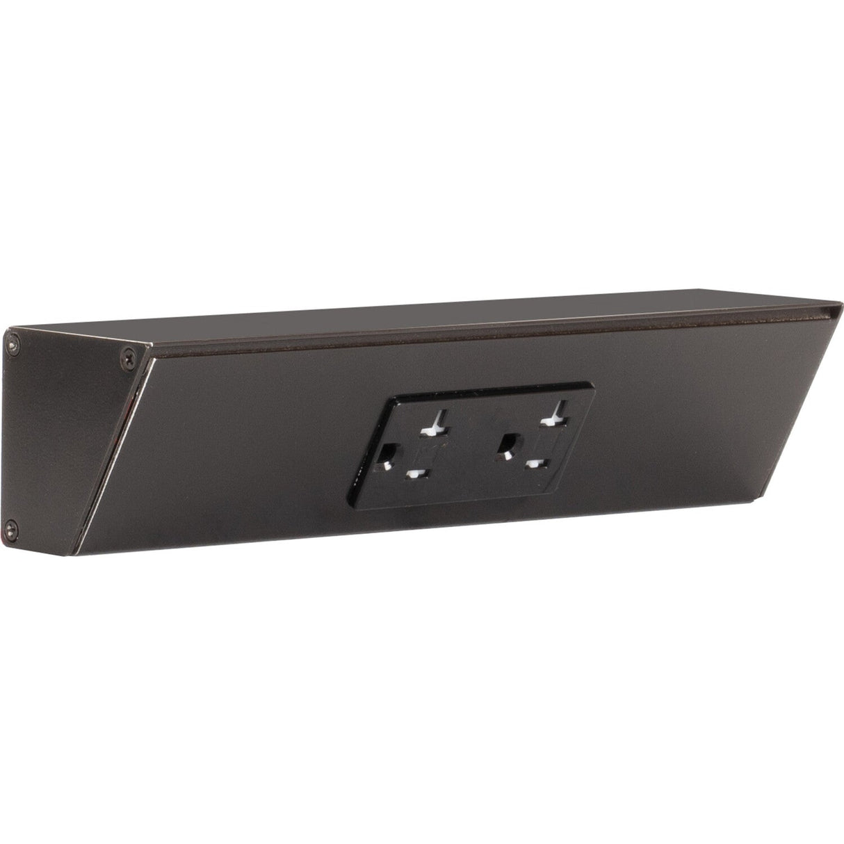 Task Lighting TR9-1BD-P-BK black angle power strip