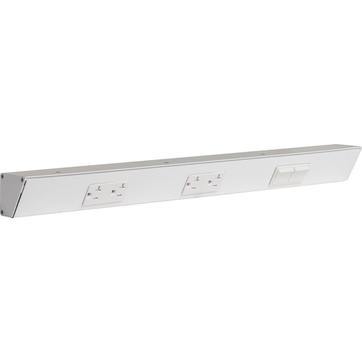 Task Lighting TRS24-3W-WT-RS white angle power strip
