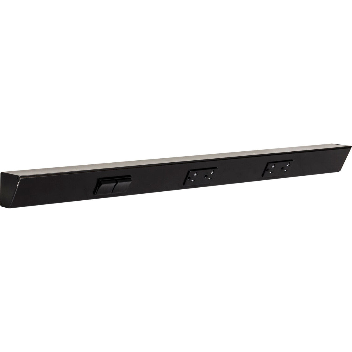 Task Lighting TRS30-3B-BK-LS black angle power strip