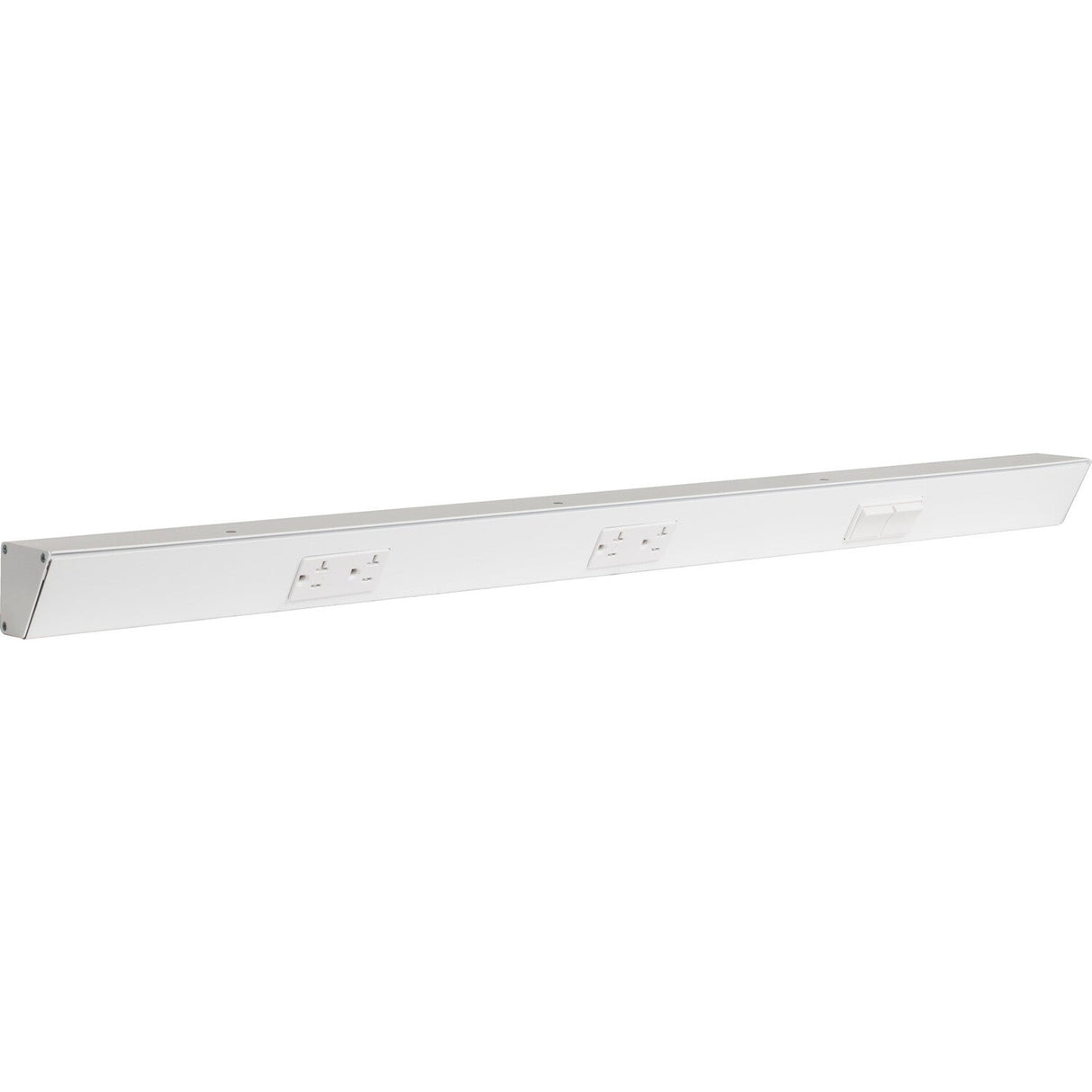 Task Lighting TRS36-3W-WT-RS white angle power strip