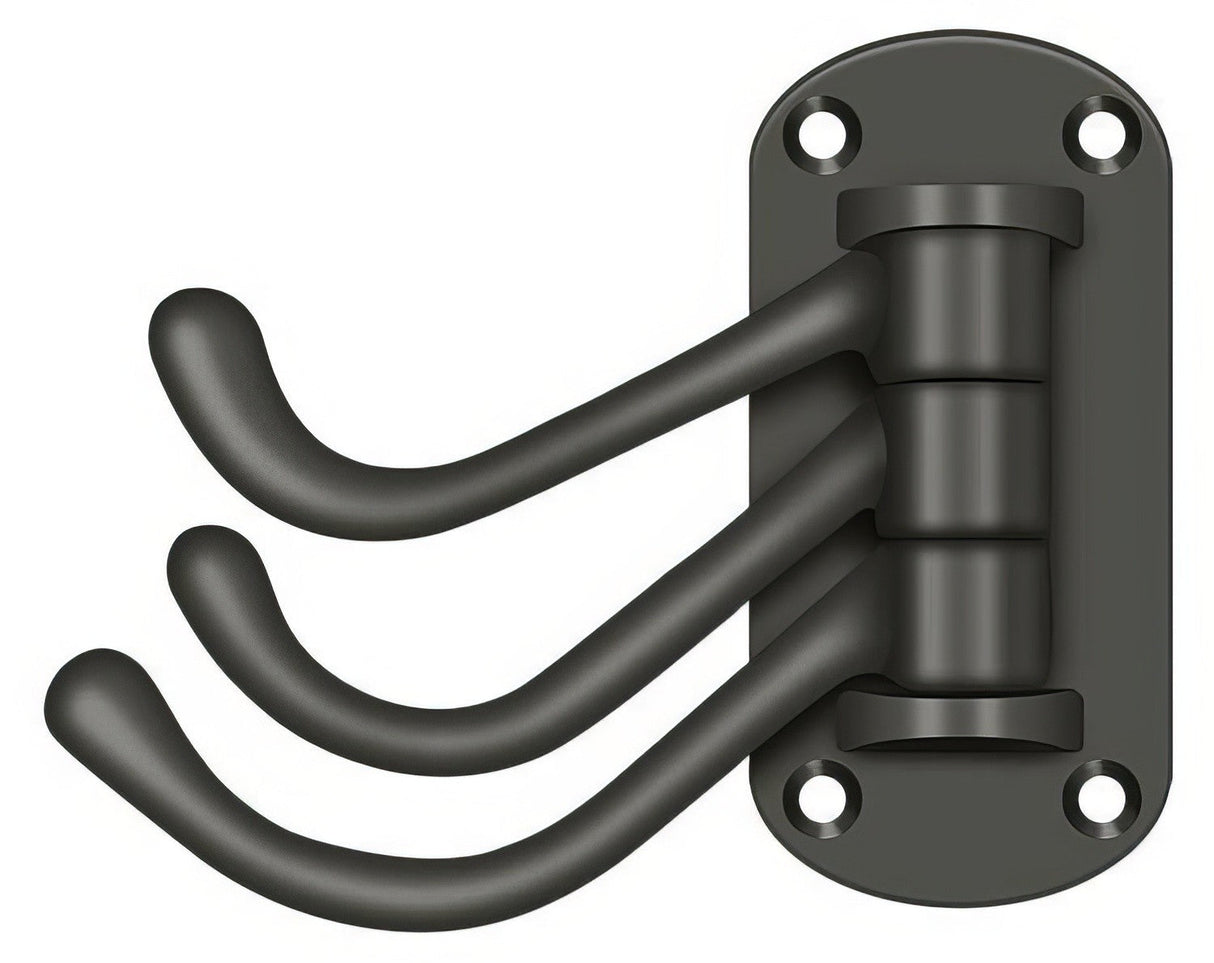Deltana TSH40U10B swivel hook in satin nickel, additional view