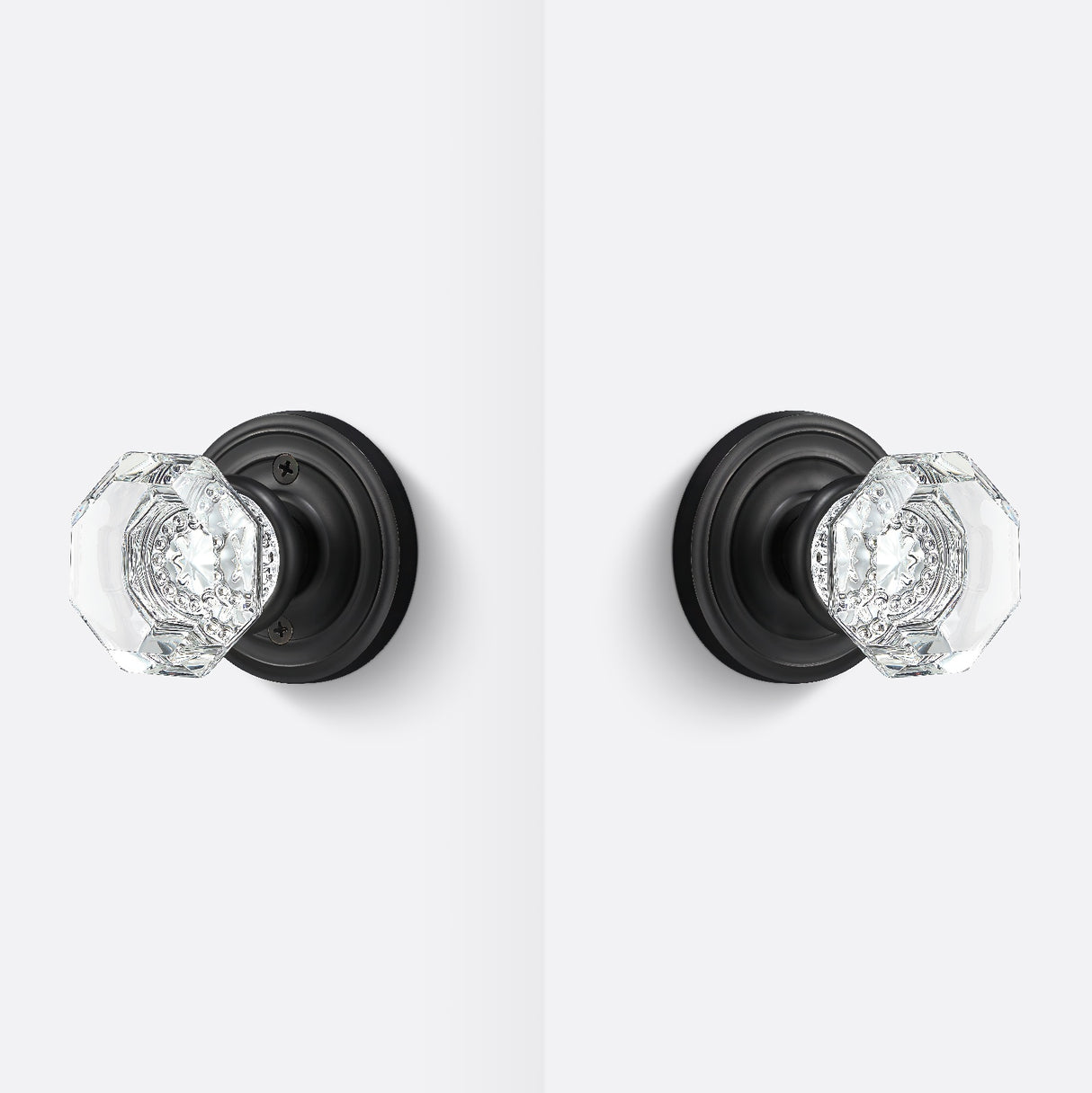 Sure-Loc TY101 FBL flat black passage door knob