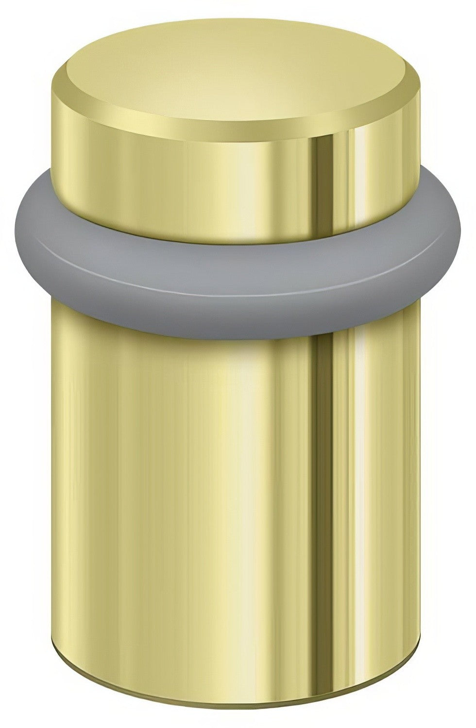 Deltana UFB5000U3 polished brass floor stop