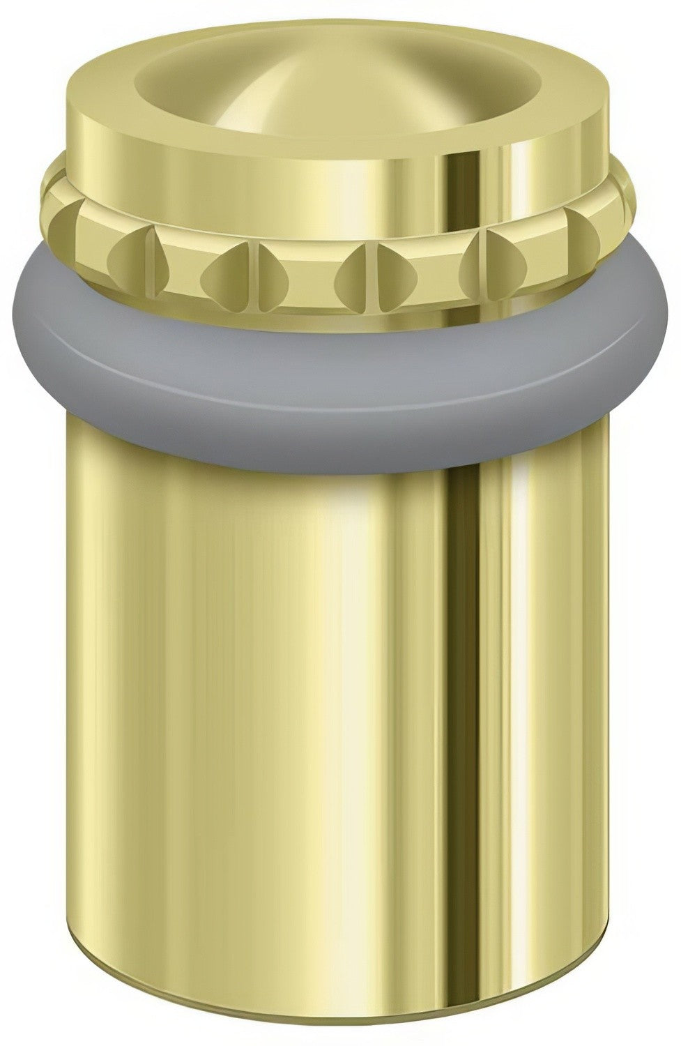 Deltana UFBP5000U3 polished brass floor bumper