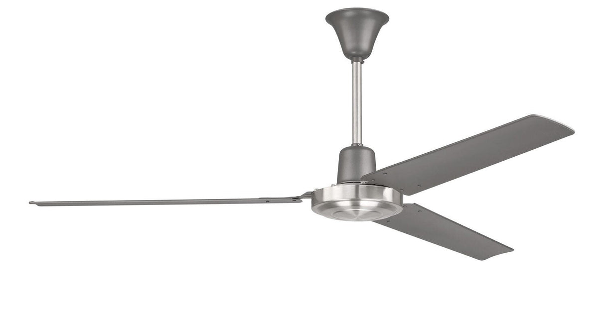 Craftmade UT56TBNK3MR titanium / brushed polished nickel ceiling fan blades included